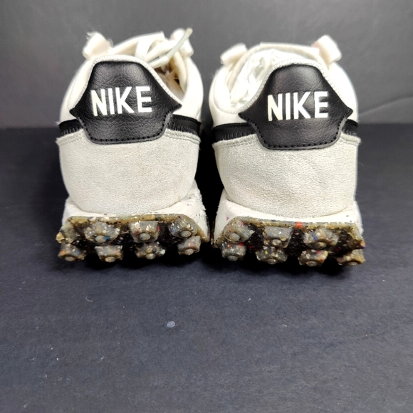 Nike Waffle Racer Crater RARE White Black Sneakers Women's Shoe Size 8 - Picture 8 of 12